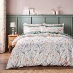 Imi Tulip Floral 144 Thread Count Cotton Duvet Cover & Pillowcase Set 28 Imi Tulip Floral 144 Thread Count Cotton Duvet Cover & Pillowcase Set -Home Luxe Studio 30929297