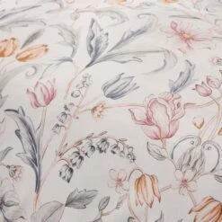 Imi Tulip Floral 144 Thread Count Cotton Duvet Cover & Pillowcase Set 30 Imi Tulip Floral 144 Thread Count Cotton Duvet Cover & Pillowcase Set -Home Luxe Studio 30929297 alt02