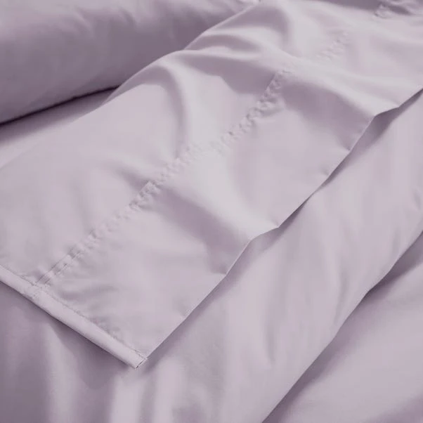 Dorma Crisp & Fresh 400 Thread Count Egyptian Cotton Percale Flat Sheet 21 Dorma Crisp & Fresh 400 Thread Count Egyptian Cotton Percale Flat Sheet - Image 19