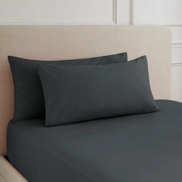 Hotel 230 Thread Count Percale Large Standard Pillowcase Pair 5 Hotel 230 Thread Count Percale Large Standard Pillowcase Pair - Image 3