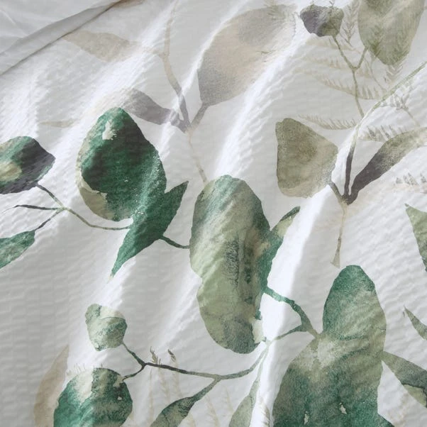 Foliage Seersucker Duvet Cover And Pillowcase Set 21 Foliage Seersucker Duvet Cover And Pillowcase Set - Image 19