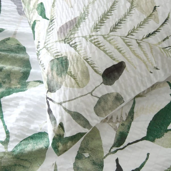 Foliage Seersucker Duvet Cover And Pillowcase Set 22 Foliage Seersucker Duvet Cover And Pillowcase Set - Image 20