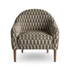 Kaspar Regents Jacquard Tub Chair 17 Kaspar Regents Jacquard Tub Chair -Home Luxe Studio 30930117 alt07