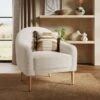 Kaspar Sherpa Tub Chair 2 Kaspar Sherpa Tub Chair -Home Luxe Studio 30930121