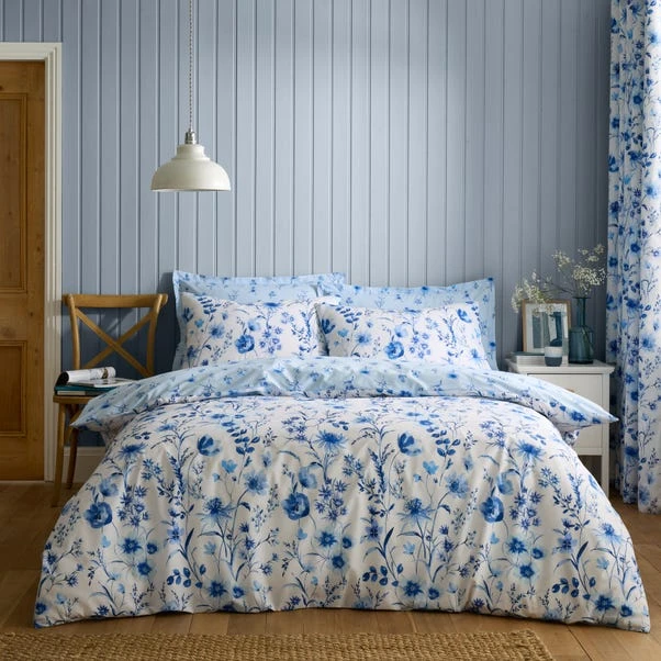 Foxley Ditsy Blue Oxford Pillowcase 5 Foxley Ditsy Blue Oxford Pillowcase - Image 3