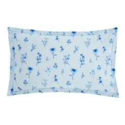 Foxley Ditsy Blue Oxford Pillowcase 14 Foxley Ditsy Blue Oxford Pillowcase -Home Luxe Studio 30930175 alt06