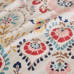 Hani 100% Cotton Duvet Cover And Pillowcase Set 34 Hani 100% Cotton Duvet Cover And Pillowcase Set -Home Luxe Studio 30930177 alt04