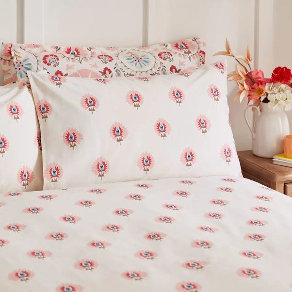 Hani 100% Cotton Duvet Cover And Pillowcase Set 6 Hani 100% Cotton Duvet Cover And Pillowcase Set - Image 4