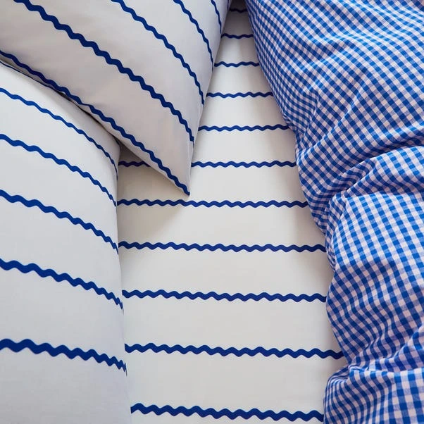 Sophie Robinson Mini Wave 100% Cotton Fitted Sheet 14 Sophie Robinson Mini Wave 100% Cotton Fitted Sheet - Image 12