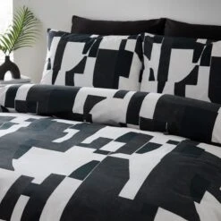 Maxim Geo 100% Cotton Duvet Cover And Pillowcase Set 24 Maxim Geo 100% Cotton Duvet Cover And Pillowcase Set -Home Luxe Studio 30930234 alt03