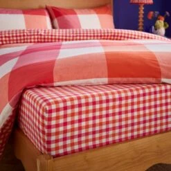 Sophie Robinson Mini Picnic Plaid 100% Cotton Fitted Sheet 12 Sophie Robinson Mini Picnic Plaid 100% Cotton Fitted Sheet -Home Luxe Studio 30930259
