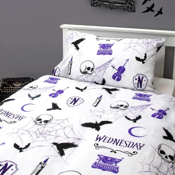 Wednesday Destined Single Duvet Cover And Pillowcase Set 6 Wednesday Destined Single Duvet Cover And Pillowcase Set - Image 4