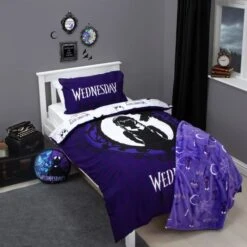 Wednesday Destined Single Duvet Cover And Pillowcase Set 15 Wednesday Destined Single Duvet Cover And Pillowcase Set -Home Luxe Studio 30931053 alt07