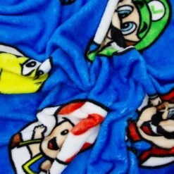 Super Mario Circles Fleece Blanket 10 Super Mario Circles Fleece Blanket -Home Luxe Studio 30931062 alt03