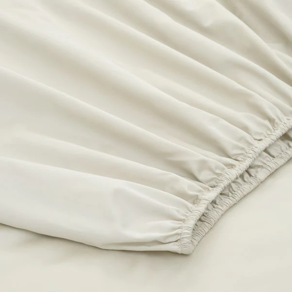 Dorma Luxurious & Silky 500 Thread Count Cotton Sateen Fitted Sheet 5 Dorma Luxurious & Silky 500 Thread Count Cotton Sateen Fitted Sheet - Image 3