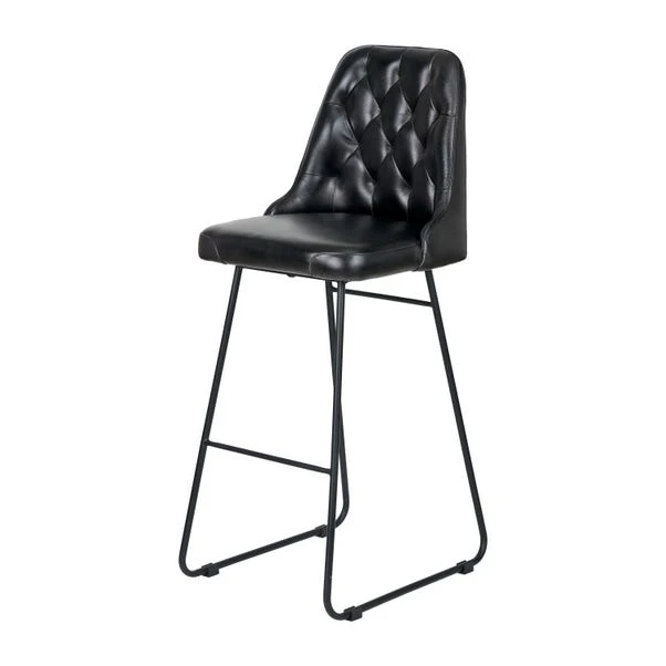 Camillo Diamond Back Bar Stool, Leather 16 Camillo Diamond Back Bar Stool, Leather - Image 14
