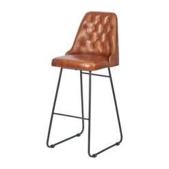 Camillo Diamond Back Bar Stool, Leather 23 Camillo Diamond Back Bar Stool, Leather -Home Luxe Studio 30931586 alt05