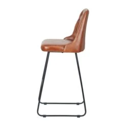 Camillo Diamond Back Bar Stool, Leather 24 Camillo Diamond Back Bar Stool, Leather -Home Luxe Studio 30931586 alt06