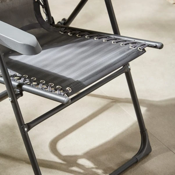 Helsinki Charcoal Garden Chair 4 Helsinki Charcoal Garden Chair - Image 2