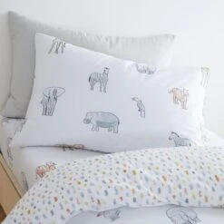 Bianca Zoo Animals 100% Cotton Duvet Cover And Pillowcase Set 33 Bianca Zoo Animals 100% Cotton Duvet Cover And Pillowcase Set -Home Luxe Studio 30931766 alt01