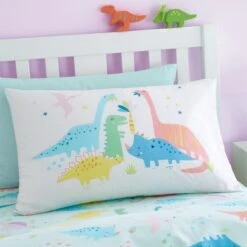 Catherine Lansfield Dinosaur Friends Duvet Cover And Pillowcase Set -Home Luxe Studio 30931771 alt01