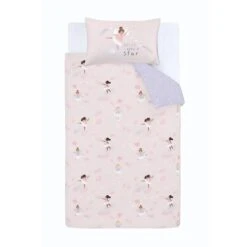 Catherine Lansfield Dancing Fairies Duvet Cover And Pillowcase Set 41 Catherine Lansfield Dancing Fairies Duvet Cover And Pillowcase Set -Home Luxe Studio 30931773 alt06