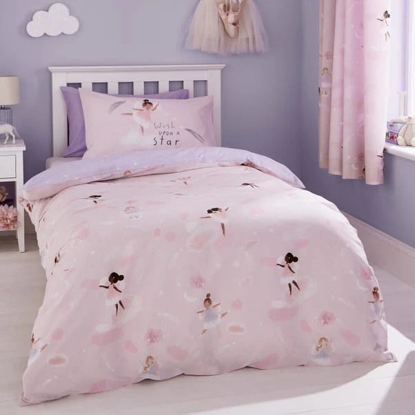 Catherine Lansfield Dancing Fairies Duvet Cover And Pillowcase Set 10 Catherine Lansfield Dancing Fairies Duvet Cover And Pillowcase Set - Image 8