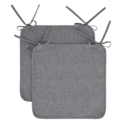 Set Of 2 Grey Water Resist Seat Covers -Home Luxe Studio 30931860 alt04