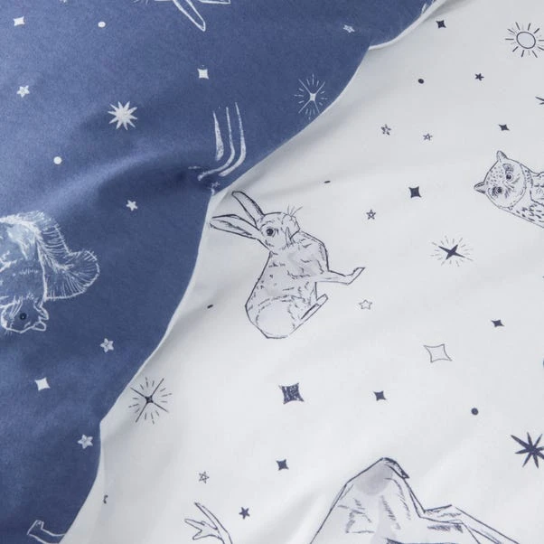 Bianca Starlight Animals Brushed Cotton Duvet Cover And Pillowcase Set 18 Bianca Starlight Animals Brushed Cotton Duvet Cover And Pillowcase Set - Image 16