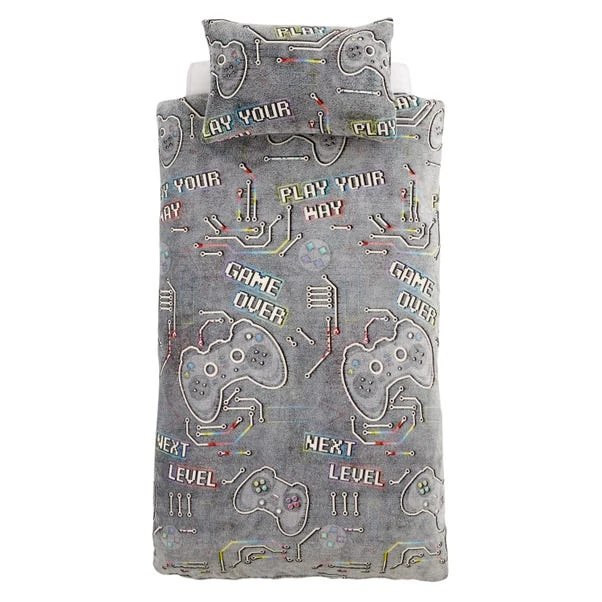 Catherine Lansfield Game Over Fleece Duvet Cover And Pillowcase Set 14 Catherine Lansfield Game Over Fleece Duvet Cover And Pillowcase Set - Image 12