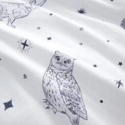 Bianca Starlight Animals Brushed Cotton Duvet Cover And Pillowcase Set 24 Bianca Starlight Animals Brushed Cotton Duvet Cover And Pillowcase Set -Home Luxe Studio 30932007 alt05