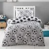 Catherine Lansfield Football Stars Brushed Cotton Duvet Cover And Pillowcase Set