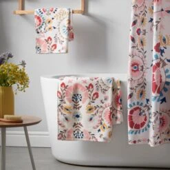 Hani Floral Shower Curtain 11 Hani Floral Shower Curtain -Home Luxe Studio 30932114 alt04