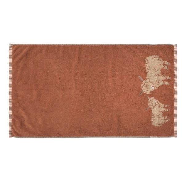 Highland Cow Cotton Towel 9 Highland Cow Cotton Towel - Image 7