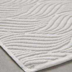 Coastal Breeze Wave Sculptured Cotton Towel 23 Coastal Breeze Wave Sculptured Cotton Towel -Home Luxe Studio 30932226 alt03