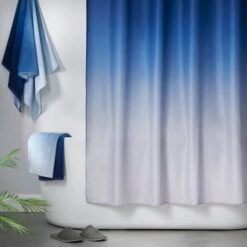 Ombre Blue Cotton Towel -Home Luxe Studio 30932231 alt05