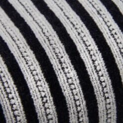 Velour Monochrome Stripe Cotton Hand Towel 6 Velour Monochrome Stripe Cotton Hand Towel -Home Luxe Studio 30932241 alt01