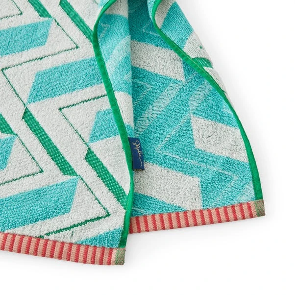 Sophie Robinson Zig Zag Cotton Towel 9 Sophie Robinson Zig Zag Cotton Towel - Image 7