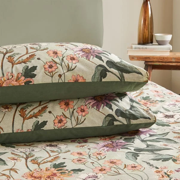 Wylder Nature Wallflower Reversible Duvet Cover And Pillowcase Set 9 Wylder Nature Wallflower Reversible Duvet Cover And Pillowcase Set - Image 7