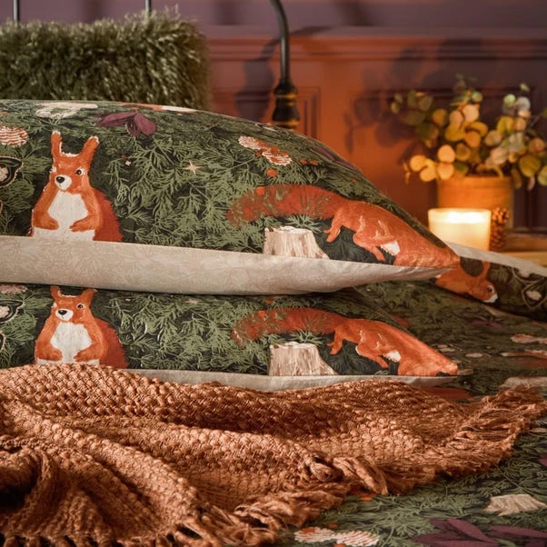 Furn Pineberry Forest Reversible Duvet Cover And Pillowcase Set 11 Furn Pineberry Forest Reversible Duvet Cover And Pillowcase Set - Image 9