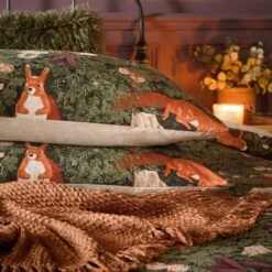 Furn Pineberry Forest Reversible Duvet Cover And Pillowcase Set 16 Furn Pineberry Forest Reversible Duvet Cover And Pillowcase Set -Home Luxe Studio 30933156 alt02