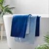 Ombre Blue Cotton Towel 1 Ombre Blue Cotton Towel -Home Luxe Studio 30933289