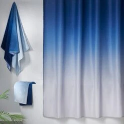 Ombre Blue Cotton Towel -Home Luxe Studio 30933289 alt04