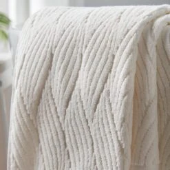 Coastal Breeze Wave Sculptured Cotton Towel 16 Coastal Breeze Wave Sculptured Cotton Towel -Home Luxe Studio 30933375 alt02