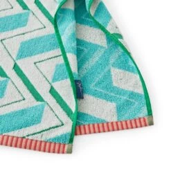 Sophie Robinson Zig Zag Cotton Towel 12 Sophie Robinson Zig Zag Cotton Towel -Home Luxe Studio 30933376 alt02