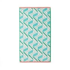 Sophie Robinson Zig Zag Cotton Towel 13 Sophie Robinson Zig Zag Cotton Towel -Home Luxe Studio 30933376 alt03