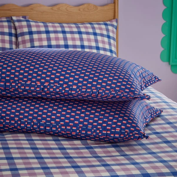 Sophie Robinson Dash Dot 100% Cotton Standard Pillowcase Pair 5 Sophie Robinson Dash Dot 100% Cotton Standard Pillowcase Pair - Image 3