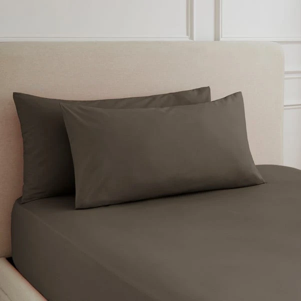 Hotel 230 Thread Count Percale Large Standard Pillowcase Pair 4 Hotel 230 Thread Count Percale Large Standard Pillowcase Pair - Image 2