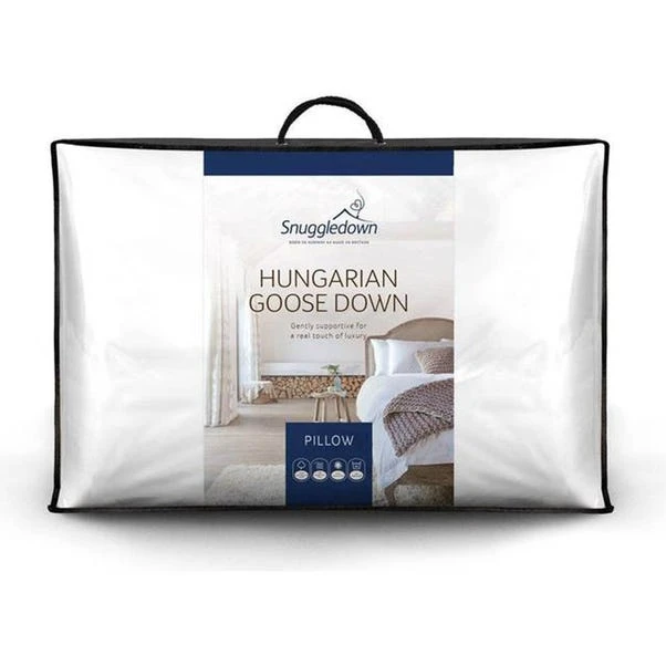 Snuggledown Retreat Hungarian Goose Down Back Sleeper Pillow 4 Snuggledown Retreat Hungarian Goose Down Back Sleeper Pillow - Image 2