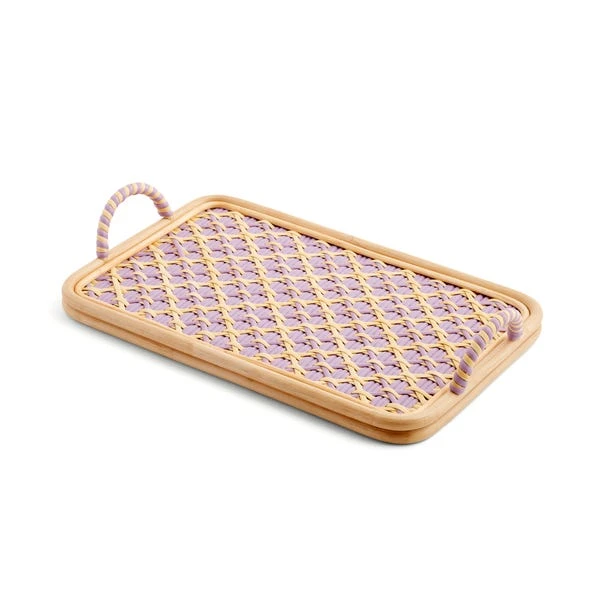 Sophie Robinson Pavilion Woven Lilac Tray 6 Sophie Robinson Pavilion Woven Lilac Tray - Image 4